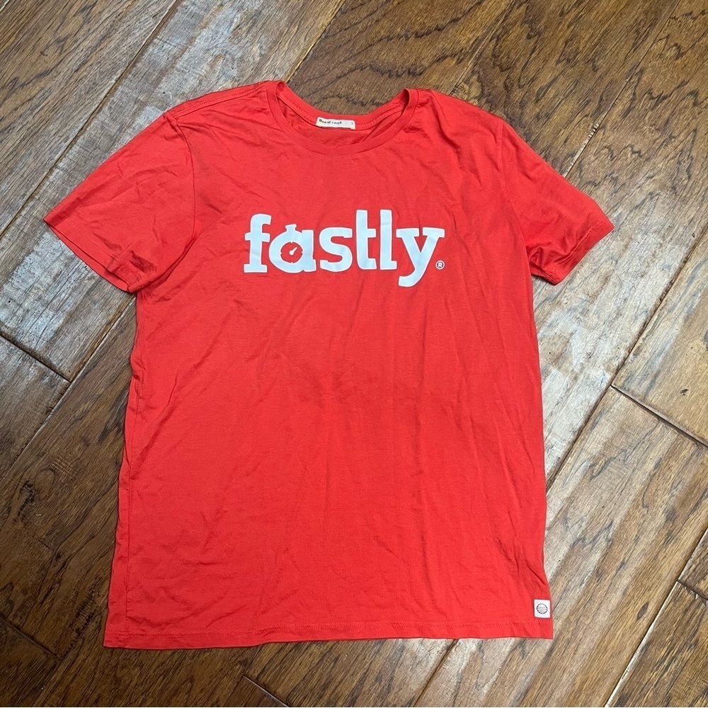 Marine Layer Red‎ Short Sleeve Tee